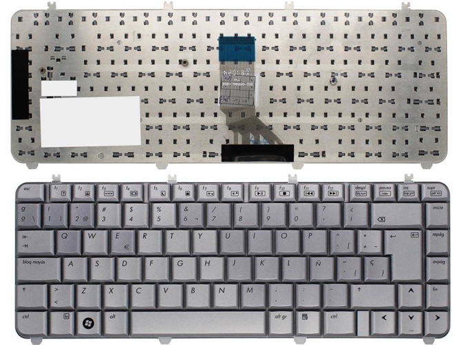Teclado para Portátil HP Pavilion Dv5 Dv5Z Dv5T Dv5-1000 Plateado