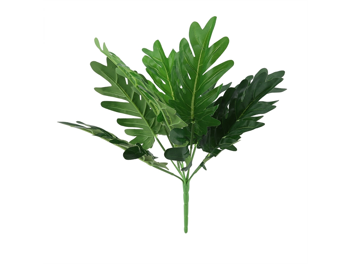 2026-follaje Artificial De Plástico Hierba Verde Hoja Planta Decoración Hogar Oficina Fiesta Jardín