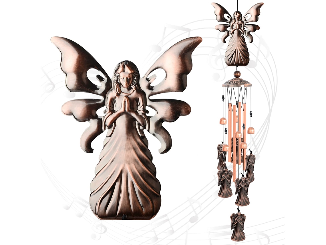 Campanas decorativas de metal, regalo de jardín para mamá y abuela