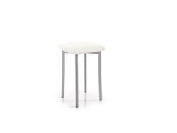 Banqueta Baixa de Cozinha Sonia 33x47x33cm Michigan Branco FANMUEBLES