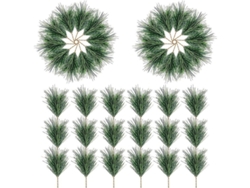 Ramas De Pino Artificiales Para Decorar Coronas Y Guirnaldas Navideñas (60 Peniques)