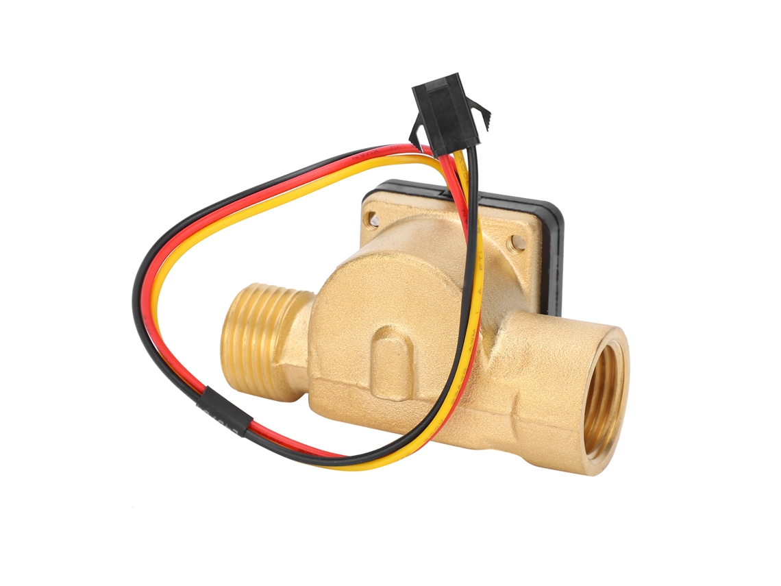 Sensor De Flujo De Agua G1/2 Pulgada, Transductor De Varilla Hall, Contador De Pulsos, Dc3-24v
