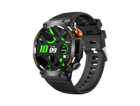 Smartwatch OHPA Ht17 Bt Chamada de Carregamento Sem Fio 1.46 Polegadas Hd Screen 450Mah Led Iluminação Digital Sport Relógios Preto