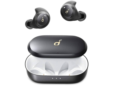 Auriculares Bluetooth True Wireless ENZONS Soundcore de Anker Spirit Dot 2 Deep Bass Ipx7 Impermeable a prueba de sudor 16H Tiempo de reproducción ...