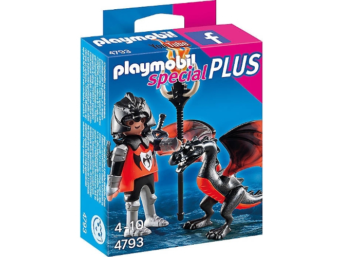 PLAYMOBIL Special Plus: Caballero con Dragón (Edad Mínima: 4)