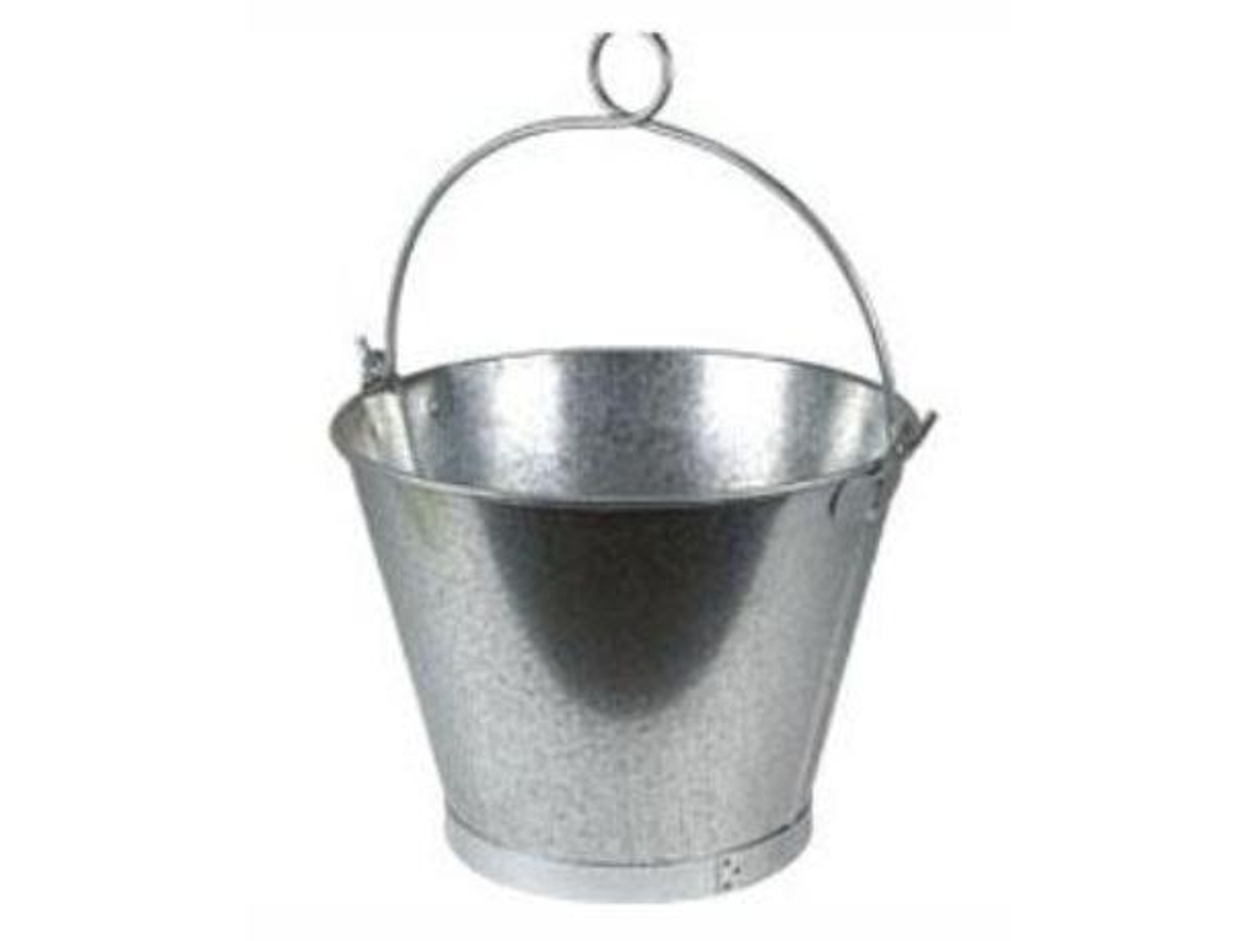 Cubo chapa galvanizado asa anilla 27 cm 8 l