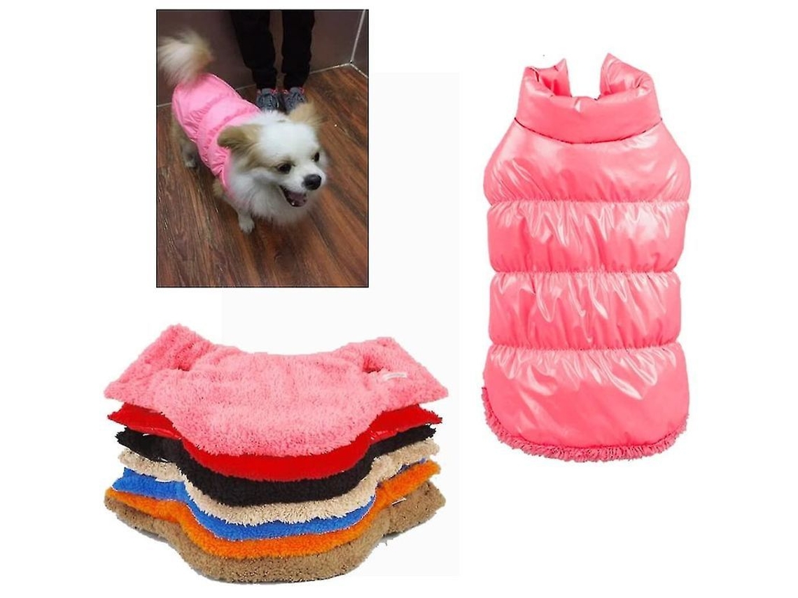 2026-chaleco Impermeable Para Mascotas Rosa Abrigo Exterior Invierno Caliente