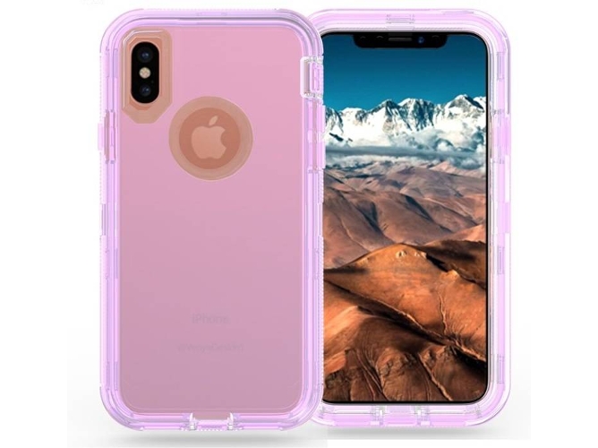 Funda iPhone X WISETONY Bailisheng-123 Violeta