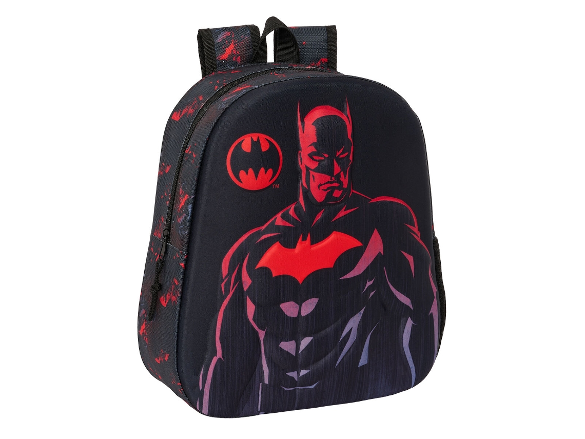 Mochila Infantil 3D BATMAN Negro 27 x 33 x 10 cm