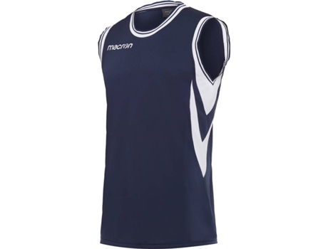 Camiseta de Hombre para Baloncesto MACRON Sin Mangas Ethane Azul (5XL)