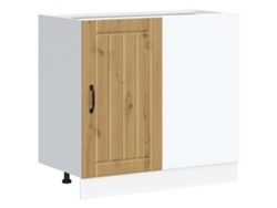 Maison Exclusive - Mueble Bajo De Cocina Lucca Madera Artesanal De Roble