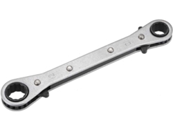 Llave de carraca reversible de 10 mm x 12 mm con doble extremo en acero cromo vanadio CHABERLU