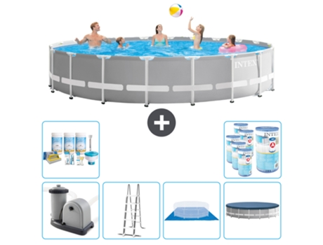 Piscina Tubular INTEX 26756GN-CB41 (32695 L - 610x132cm)