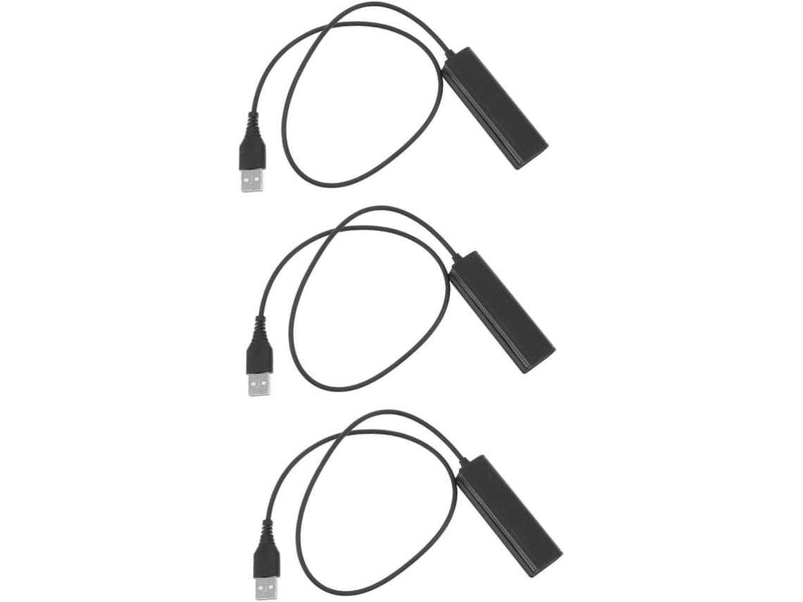 Cable Adaptador De 3 Piezas Hembra A Usb Para Auriculares De Teléfono Portátiles
