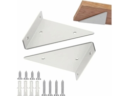 Soporte para Estante Flotante de Metal, Blanco, para Salón o Baño