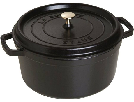 Cacerola STAUB (Negro - Hierro Fundido - 28 cm)