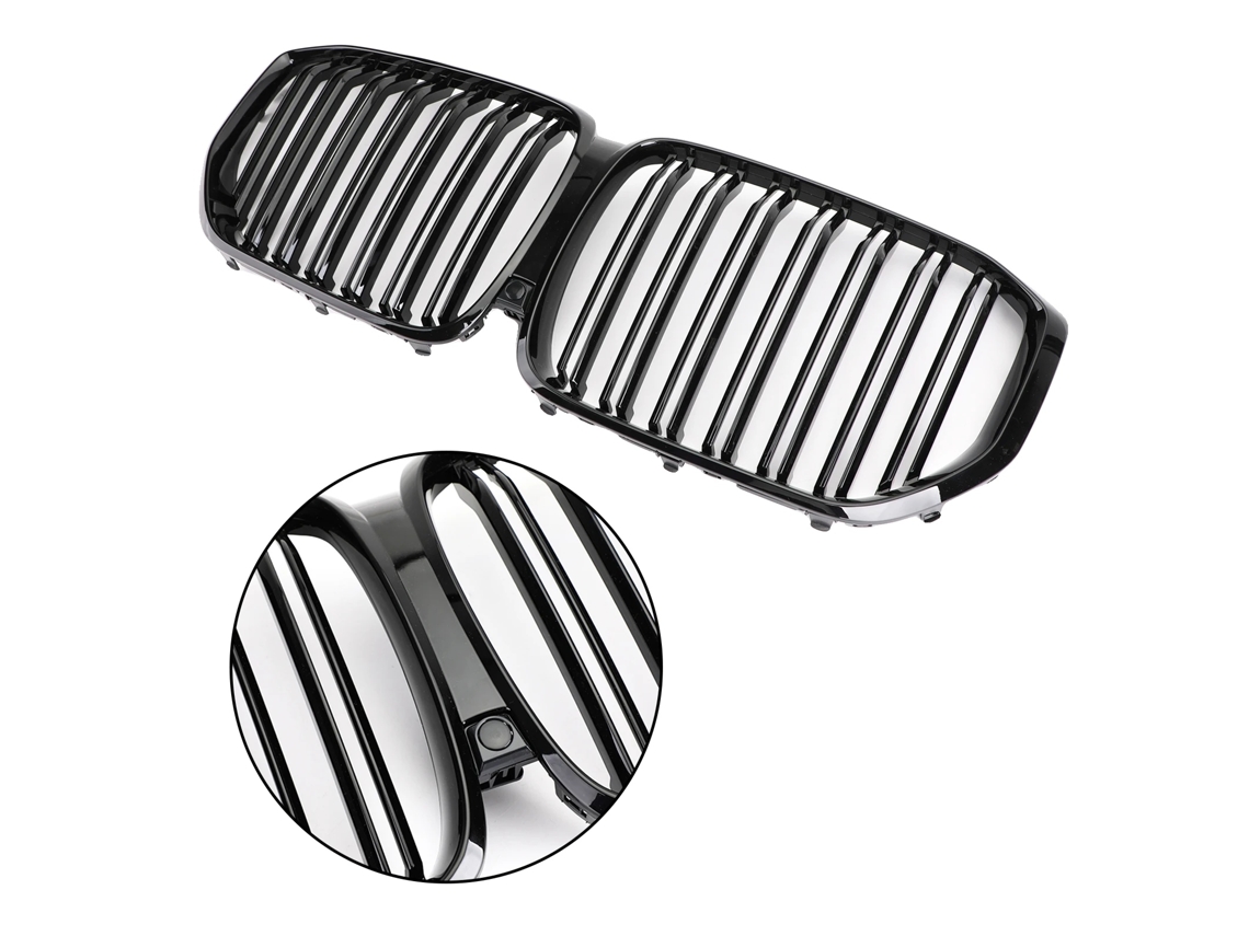 Rejilla delantera de plástico ABS de fácil instalación, compatible con BMW X5 G05 OEM