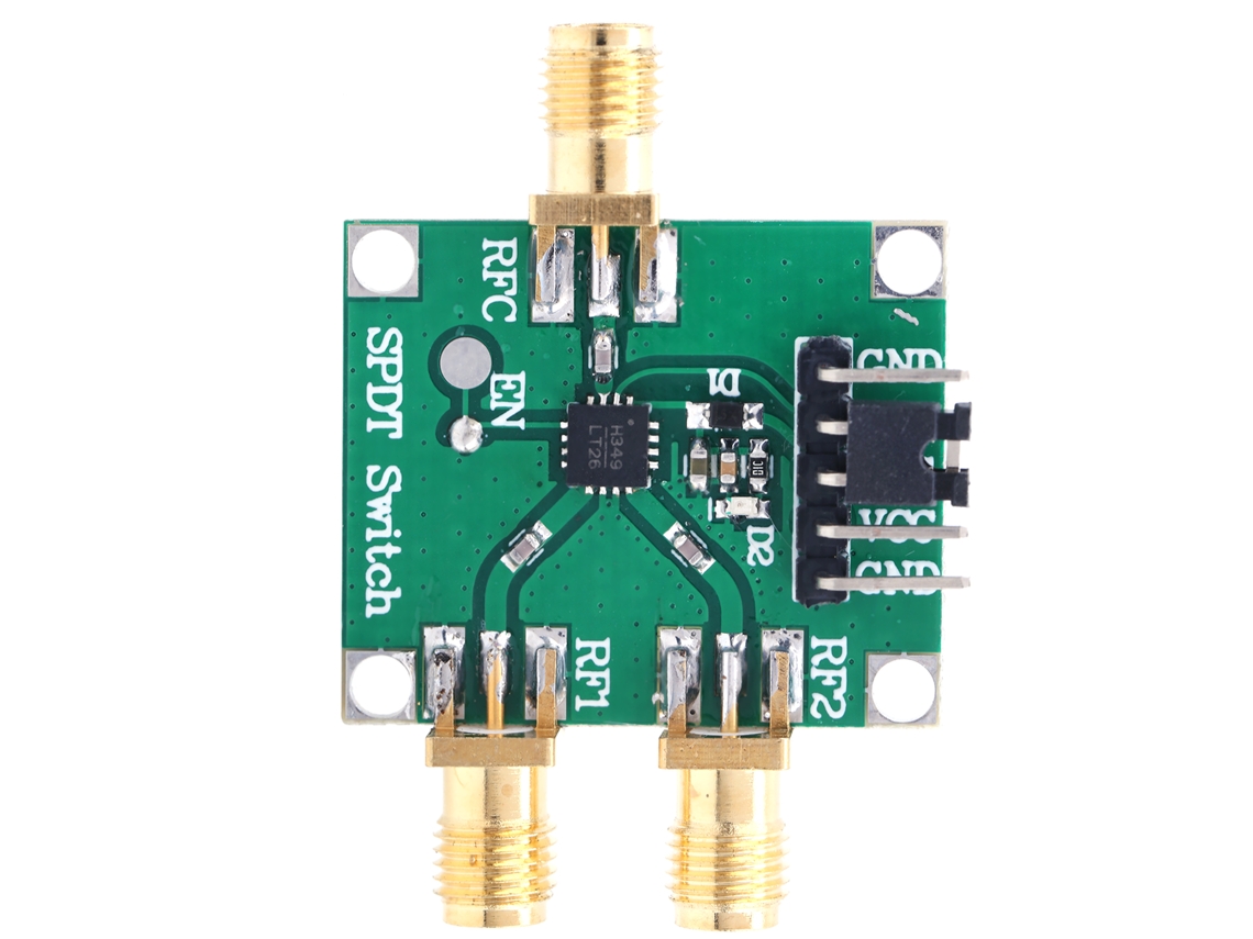 Veloriskku-módulo Interruptor Rf De 3‑5v Polos Simples Doble Tirada 50ohms Com Interface Sma Hmc349