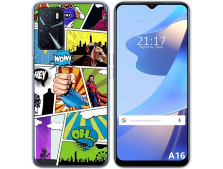 Carcasa Oppo A16 / A16s TUMUNDOSMARTPHONE Comic