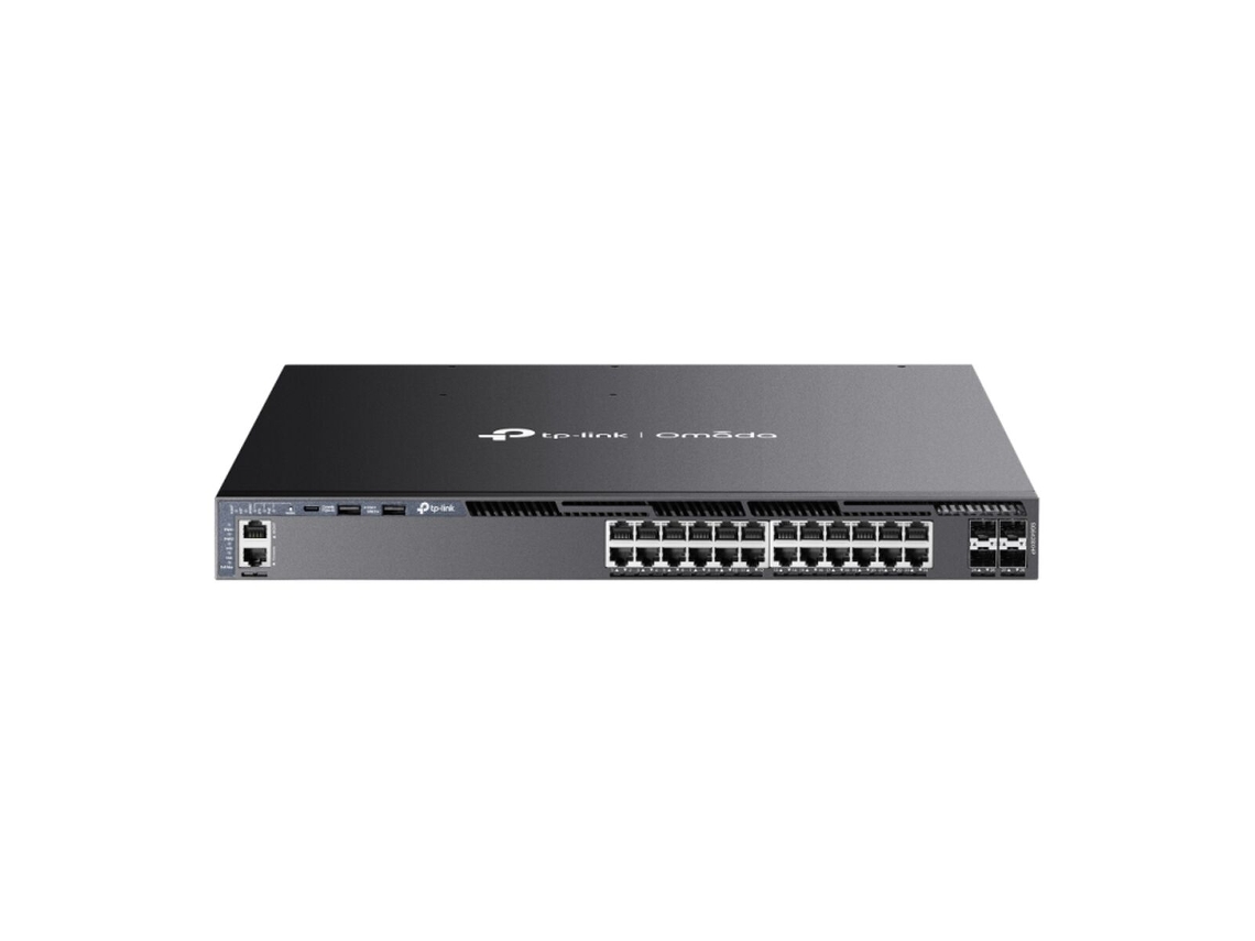 Switch TP-LINK SG6428XHP (Negro - USB 2.0 - Ethernet LAN - RJ45 x 24)