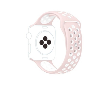 Correa SportyStyle para Apple Watch Series 9 - 41mm - Rosa / Blanco