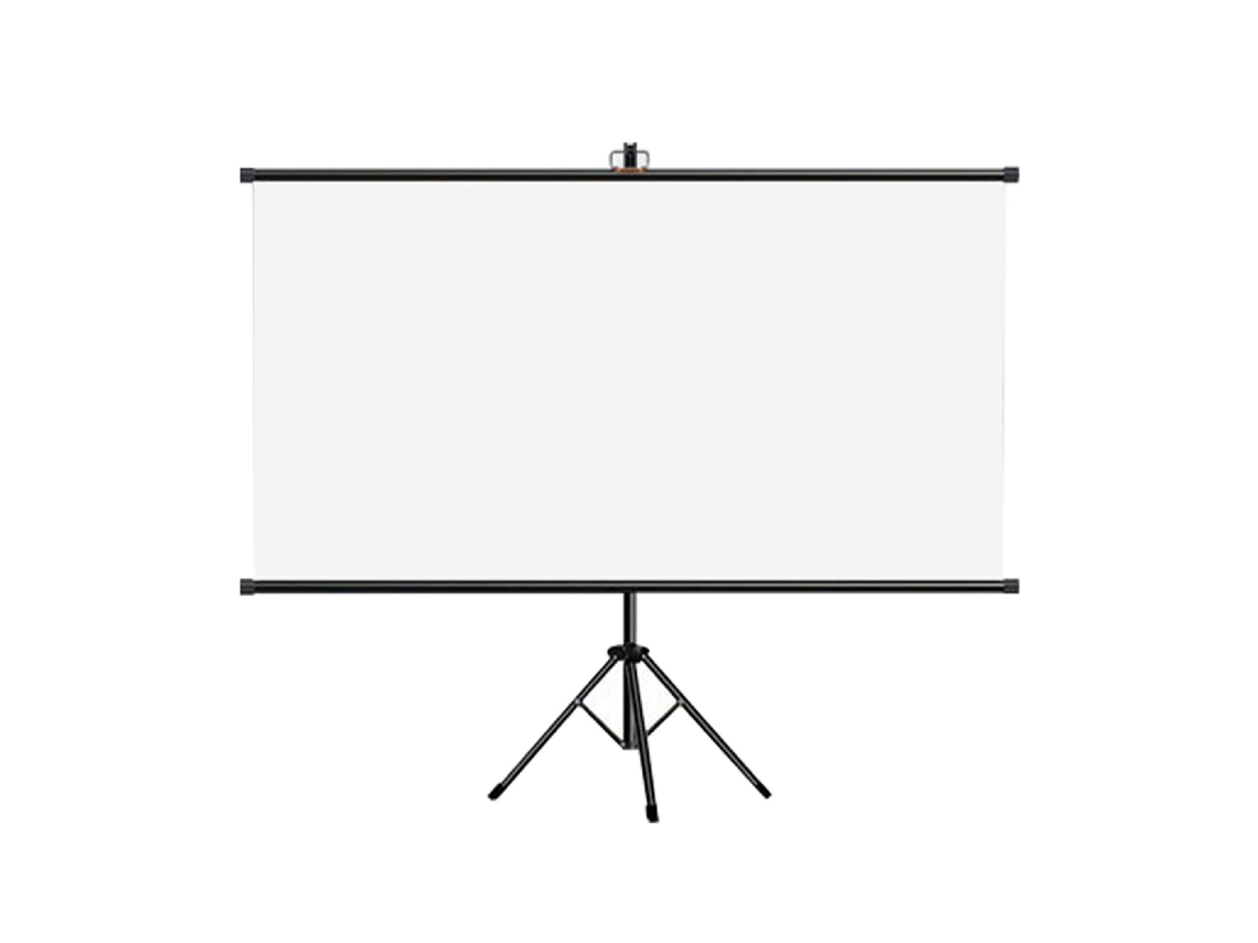 Pantalla De Proyección 4:3 Montable En Pared Compatible Con Soporte Plegable Sin Marco De 60-100 Pulgadas