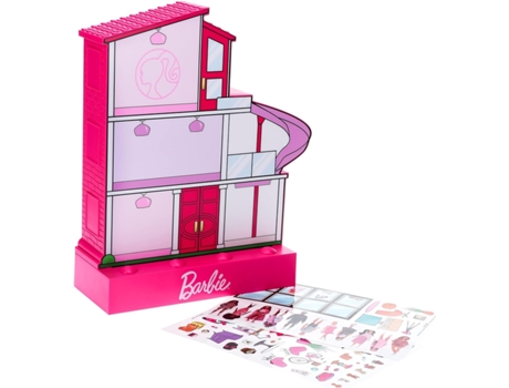 Lámpara casa de ensueño con luz Barbie 12 cm