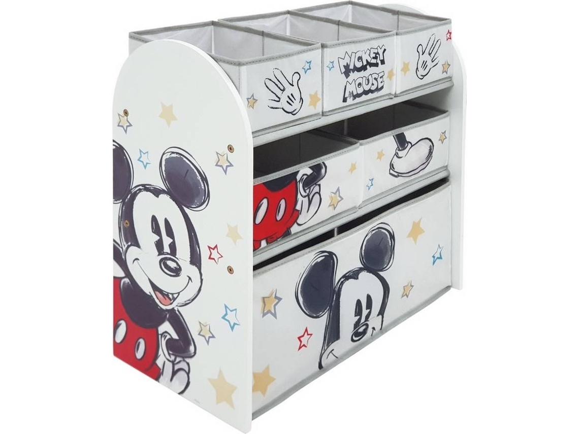 Estantería infantil MICKEY MOUSE WD13694 Madeira Gris (62 x 60 x 30 cm)