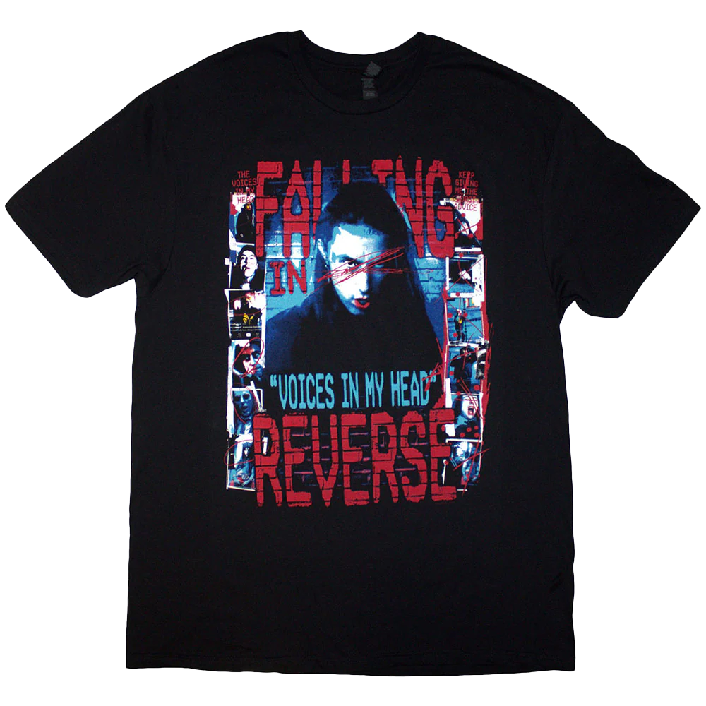 Camiseta unisex Falling In Reverse Voices Rockinstone Talla: XXL