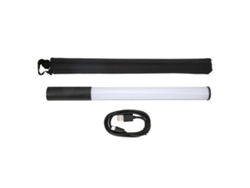Luz LED portátil RGB recargable con 12 niveles de brillo para fotografía