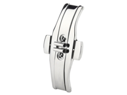 Hebilla desplegable en forma de mariposa para relojes de hombre.