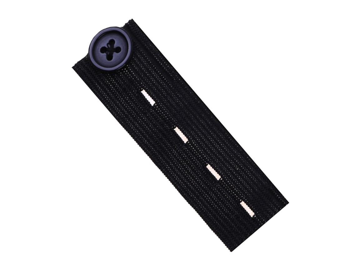 Extensores Elásticos Ajustables Para La Cintura De Los Pantalones, Multicolor, Negro.