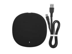 Cargador Inalámbrico De Carga Rápida Seguro Y Fiable Cargador Portátil De Teléfono Móvil Negro