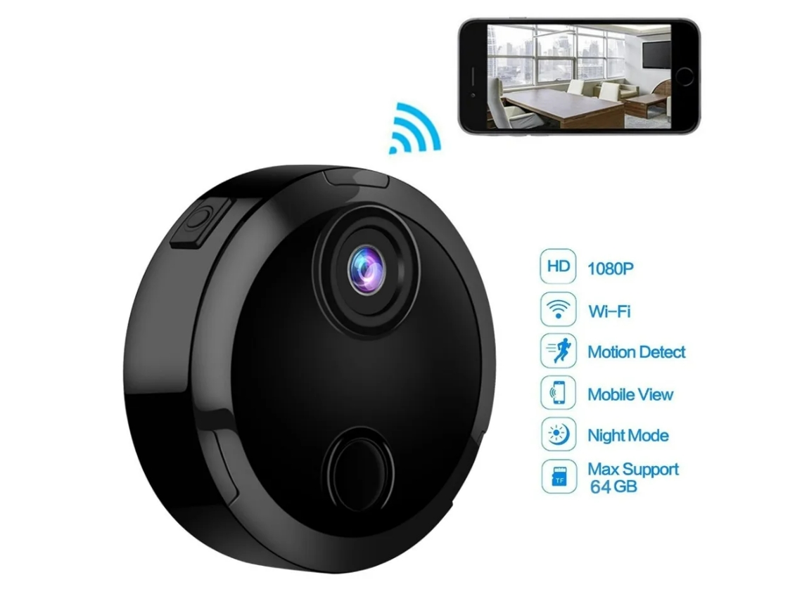 Mini cámara inalámbrica Wifi 1080P cámara de seguridad para el hogar vigilancia IR visión nocturna detección de movimiento remoto Monitor de bebé cámara IP BISBISOUS