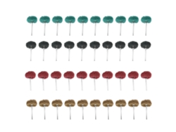 Juego De 40 Accesorios Para Lijadora Con Discos Abrasivos De Nailon Y Acero Inoxidable Para Pulido Y Eliminación De Polvo.