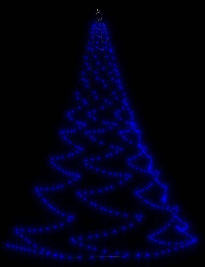 Árbol de Navidad VIDAXL 260 LEDs (Azul - 300 cm)