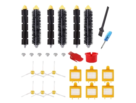 Kit de repuesto de cepillos rodillos de filtros Hepa para Irobot Roomba serie 700 760 770 780 790 accesorios para aspiradoras 28 piezas
