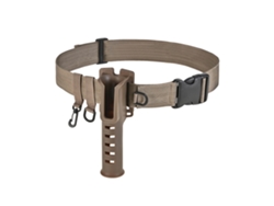 Cinturón Ajustable Para Portacañas De Pesca Ligero Con Soporte Fijo Y Gancho Práctico.