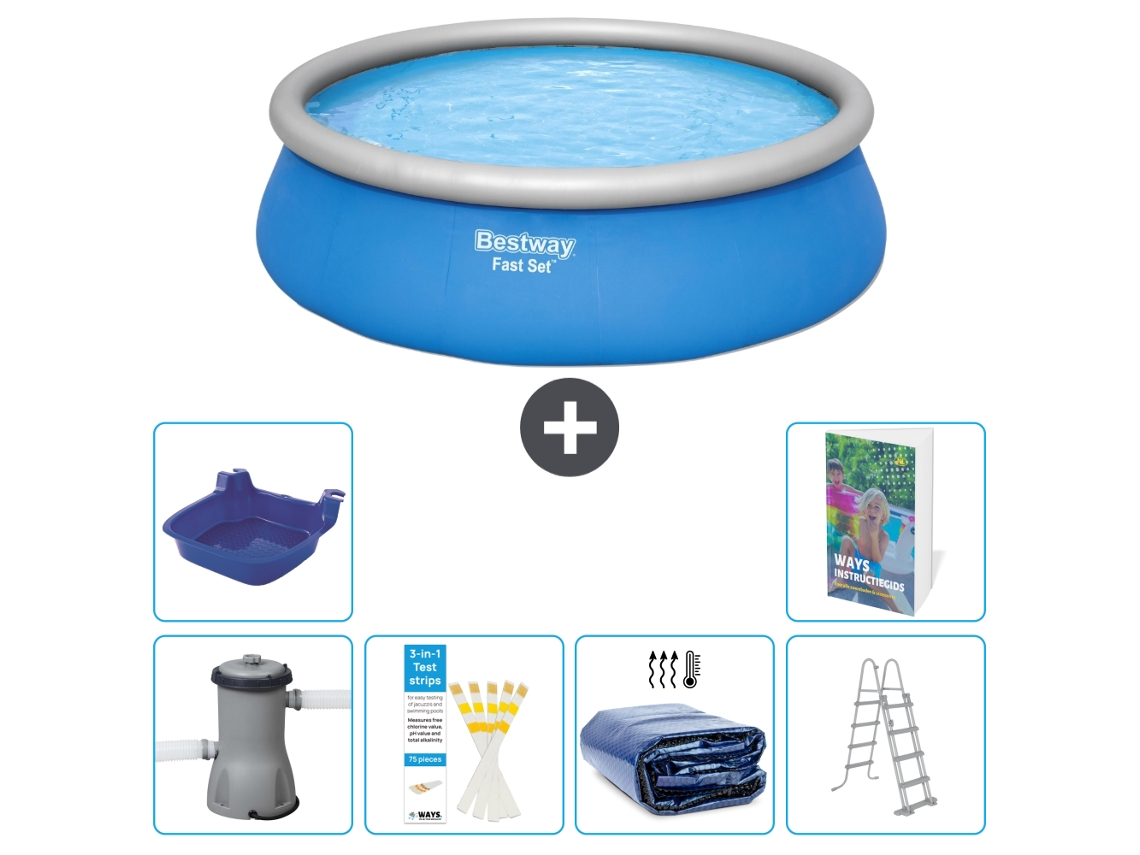 Bestway Piscina Bestway Fast Set Redonda - 457x122 Cm - 7-peças S492