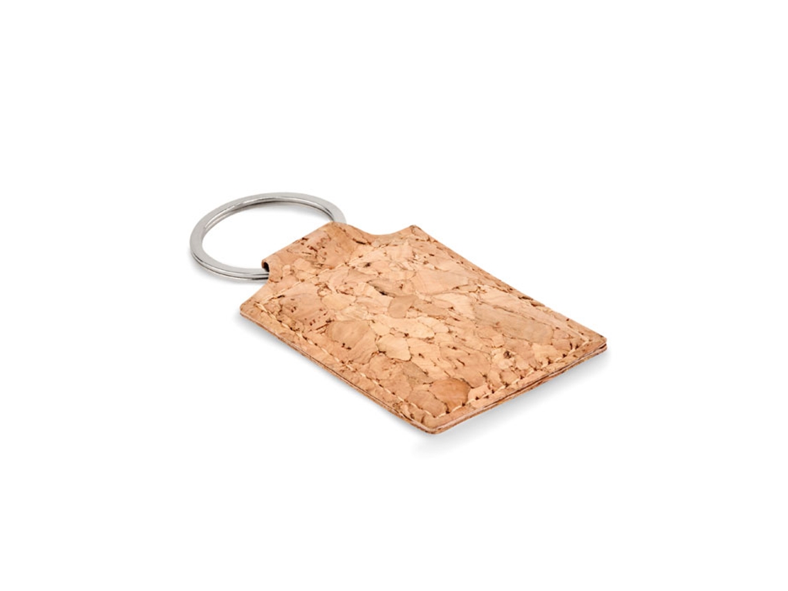 Llavero Rectangular De Corcho