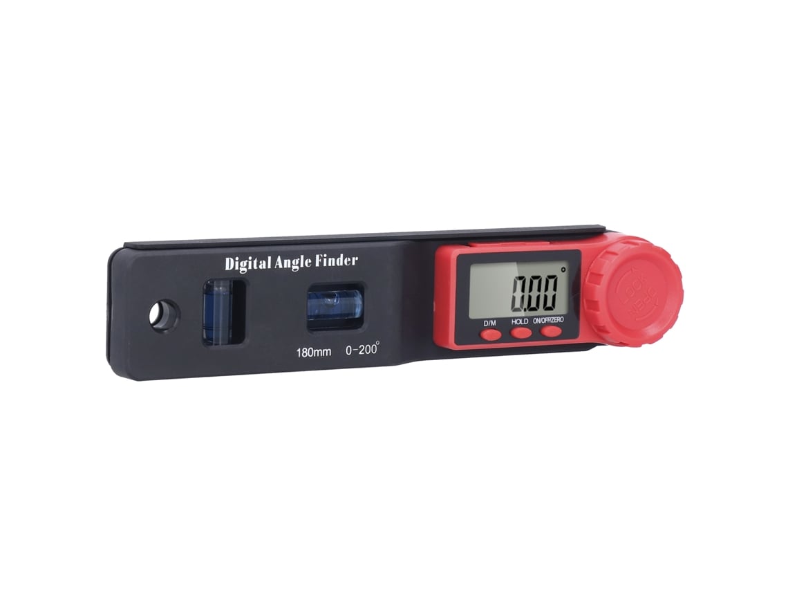 Nivel De Burbuja Digital Con Pantalla Lcd Y Transportador De Ángulos. Accesorio Para Carpintería