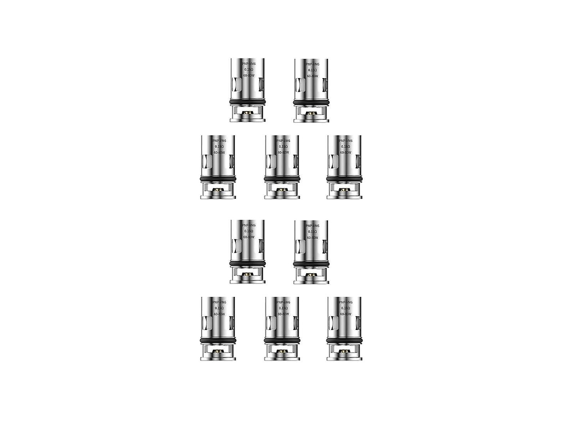 10 Unidades De Bobina De Repuesto Para Evaporador Pnp Vm6 De 0,15 Ohmios Para Drag X/drag Max/argus Pro/argus X