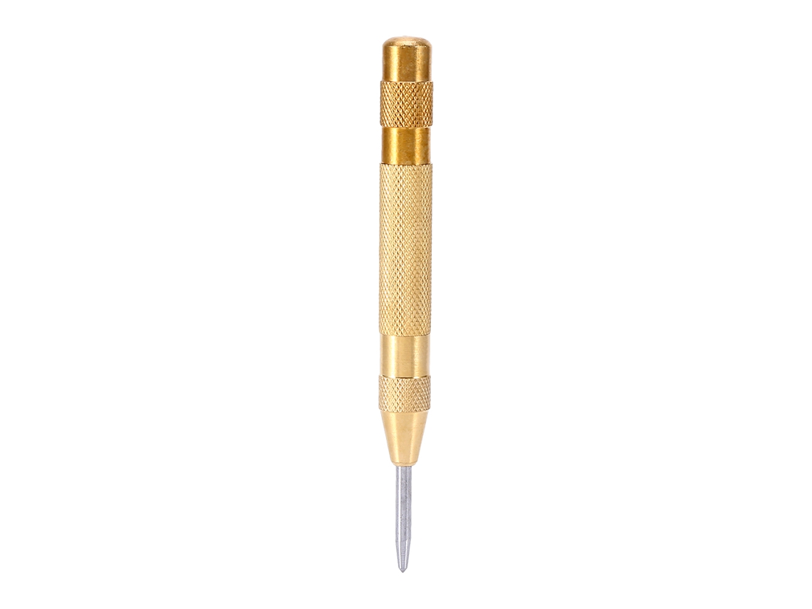 Herramienta De Crimpado Central Semiautomática Con Punta De Acero Rápido (hss) Y Cuerpo De Latón Con Resorte.