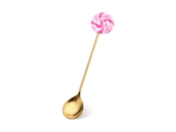 2026-41733-cucharas Y Tenedores De Postre Creativos De Acero Inoxidable Lollipop Macaron Donut Para Fiestas 6 Piezas