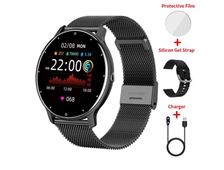 Reloj elegante del deporte de las mujeres del reloj para la aptitud Smartwatch de la prenda impermeable de la mujer de los hombres VEANXIN