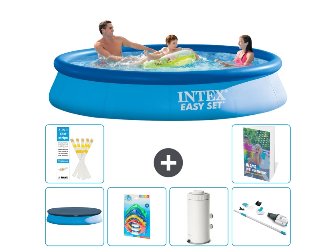 Intex Piscina Easy Set Redonda - 366x76 Cm - 7-peças S95