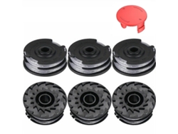 P0j 1 Juego Para Bosch 6pcs Cortacésped Desbrozadora Carrete 9 + 1 Tapa De Protección V8k 1600a00x61, 1600a00du0,