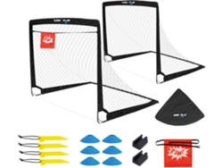 Easy2play- Juego De 2 Porterías De Fútbol Plegables Para Exterior -120x90x90 Cm