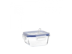 Caja Hermética Ding 0,5 L Cuadrada De Vidrio – Recipiente Para La Conservación De Alimentos