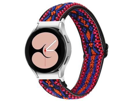 Correa de tela tejida tejido elástico ajustable para Samsung Galaxy Watch4 Active 40mm/44mm/Watch4 Classic 42mm/46mm - metro